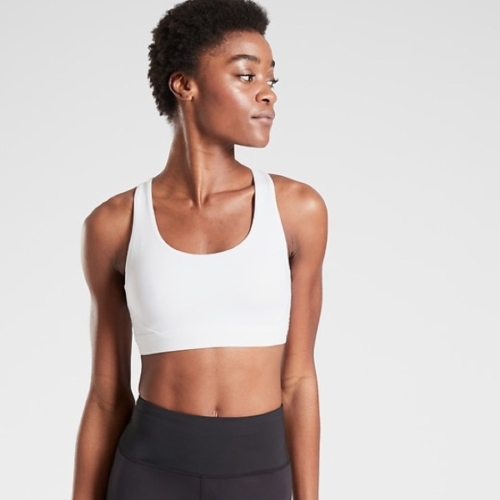NWT Athleta Ultimate Sports Bra SuperSonic white - Picture 2 of 12